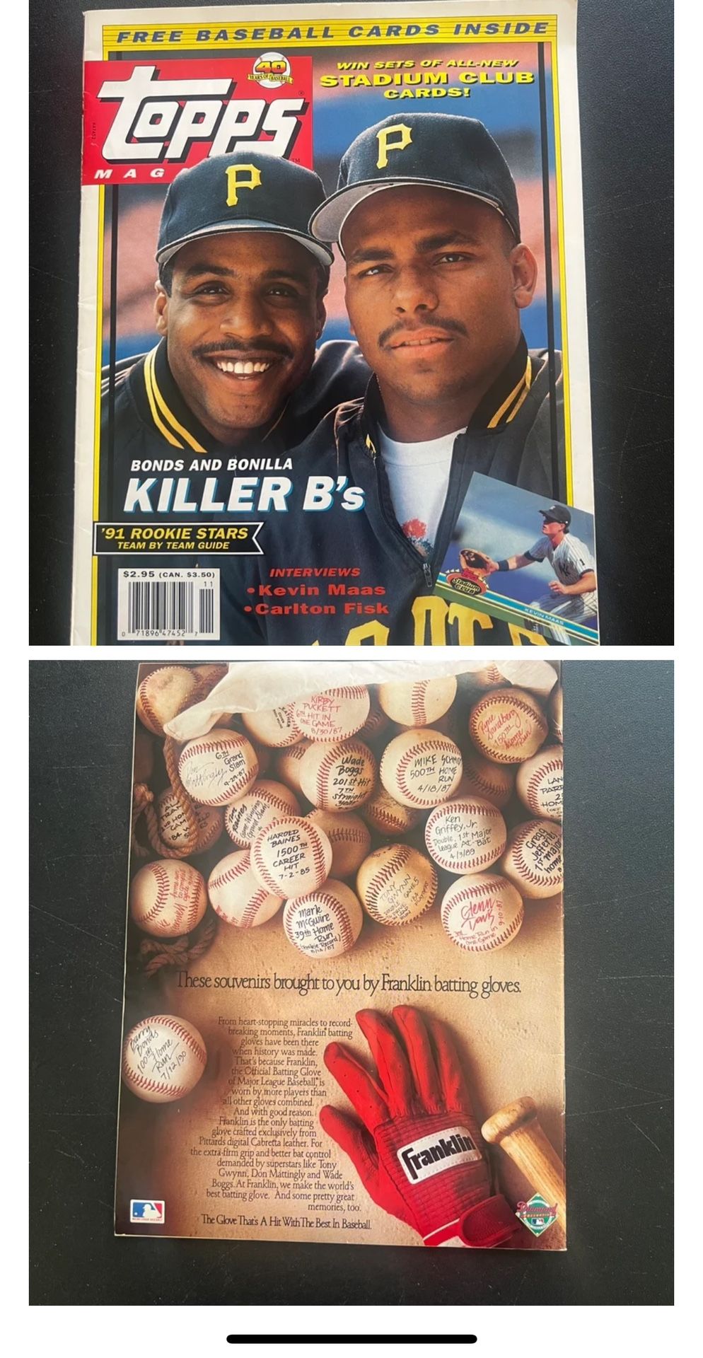 1991 spring Topps magazine