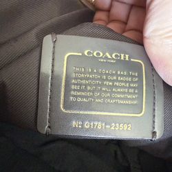 Coach Leather Tote