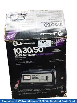 Schumacher Se-12-50 Black Battery Charger