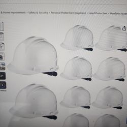 Leumoi 10 Pcs Suspension Hard Hat ,