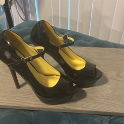 Promiseu Heels Black Size 8 Woman’s 