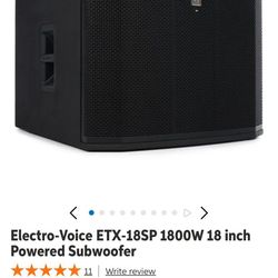 EV ZLX Powered Speakers Like New