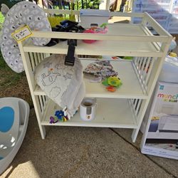 White Changing Table 