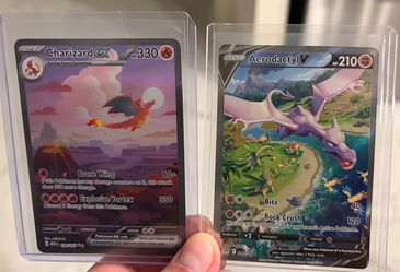 Charizard Ex 199/165 & Aerodactyl V 180/196