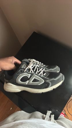 Dior B30 Sneakers Black Silver