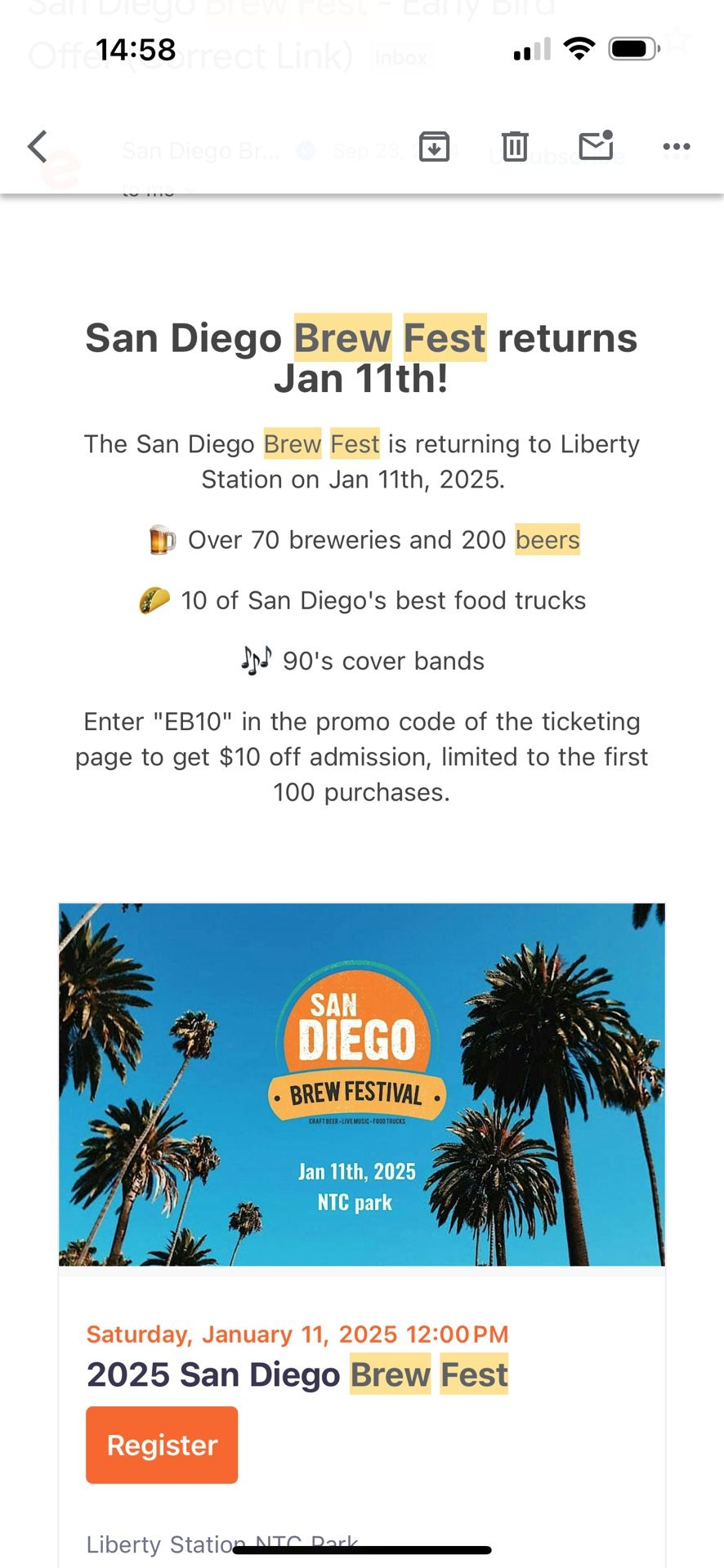 2 Beer Fest tickets. Face Value. This Saturday!!!