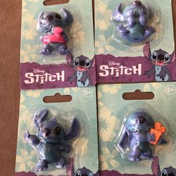  Disney stitch figurines.