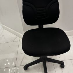 Office Black Woven Chair 