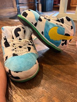 "Chunky Dunky" slippers inspired by the famous Nike SB Dunk Low Ben & Jerry's collaboration sz 36-46