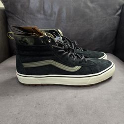 Vans Sk8-Hi MTE 1 Black Green Camo All Terrain Suede Boot Men 7.5 & 13 Hiking Trail