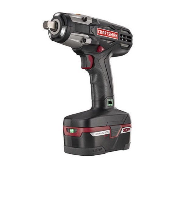 Craftsman ID2030K C3 1/2-Inch Heavy Duty 19.2V Cordless Impact Wrench Kit