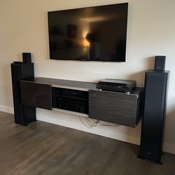  Home Theater System,   High-Quality Sony Audio Receiver, and 5 Speaker System  for Sale 
