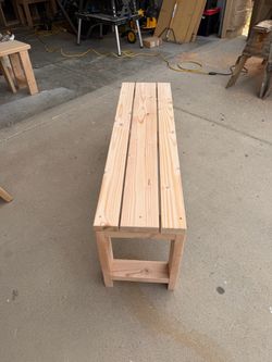 Handmade Solid Wood Bench