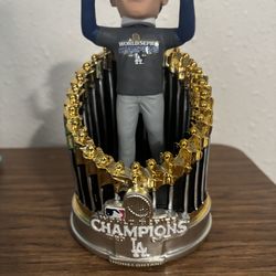 Shohei Ohtani Los Angeles Dodgers FOCO 2024 World Series Champions 8" Fanatics Exclusive Player In Trophy Bobblehead