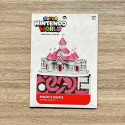 New Universal Studios Super Nintendo World Peach’s Castle 3D Metal Model Kit