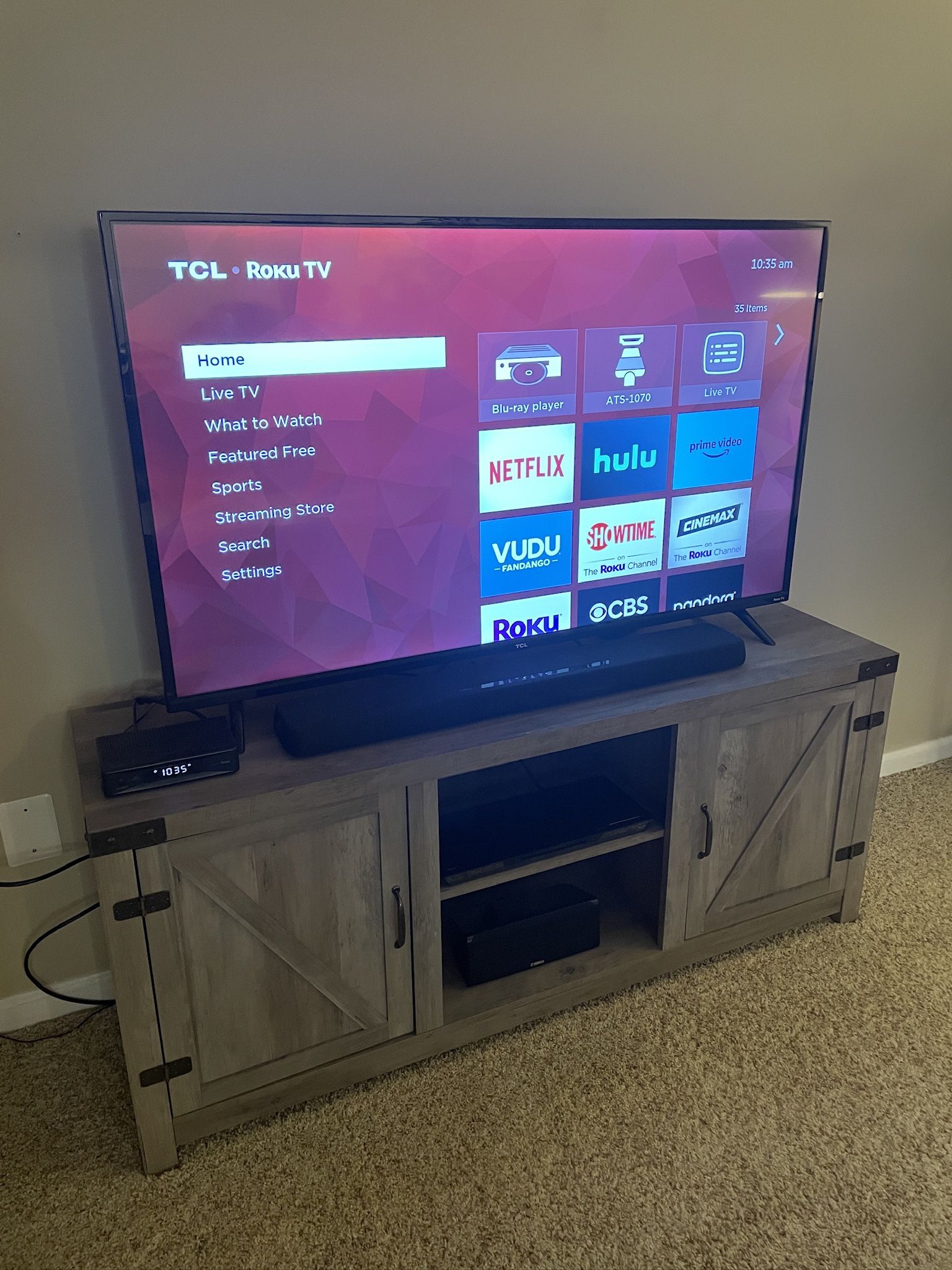 Roku 55” Smart TV 4k/UHD With WiFi