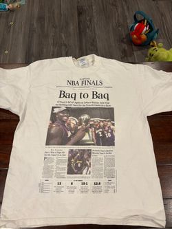 M&O Knits Baq to Baq XL Vintage NBA Finals 2001 Shirt