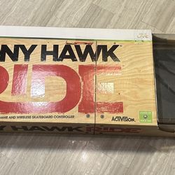 Tony Hawk Ride Game And Skateboard Controller XBOX 360