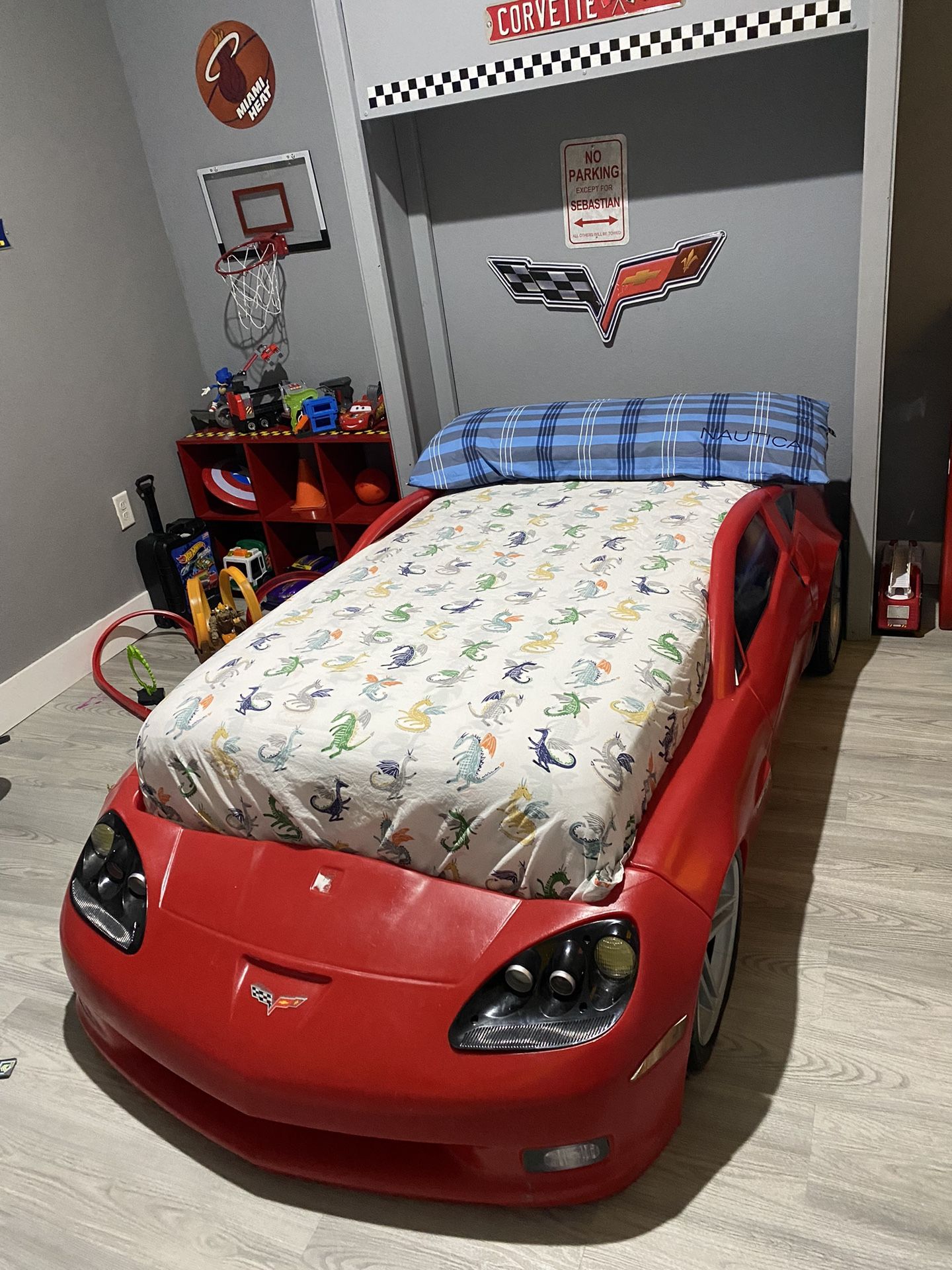 Bed Car Toddler Cama Carro Para Niño