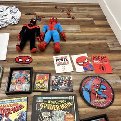 Spider-man Bedroom Set And Decore.