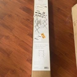 Foldable Portable Laundry Rack for Air Drying Clothing, Indoor Outdoor Use