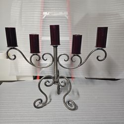 5 candle candekabra / with candles
