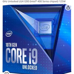INTEL I9- 10850k CPU ASAP!