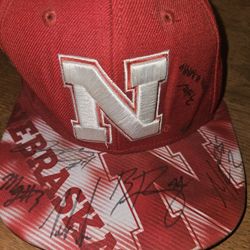 Autographed Husker Hat