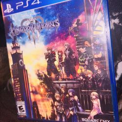 Kingdom Hearts 3 Playstation 4 game 