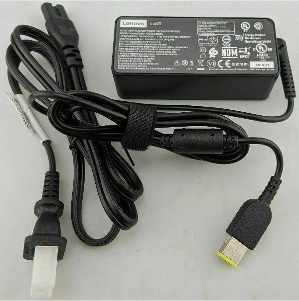 Genuine Lenovo 45W Laptop AC Adapter Charger Power Supply (Slim Tip) 

