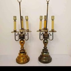 Vintage Brass Lamps 