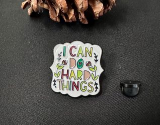 I Can Do Hard Thing , Positive Pin Brooch