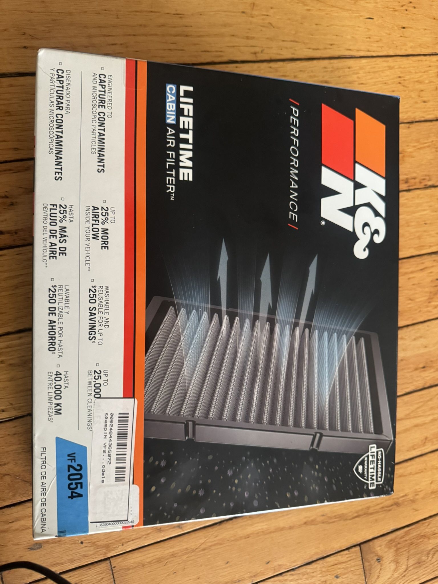 K&N LIFETIME Cabin Air Filter: Premium, Washable, Clean Air for your Cabin