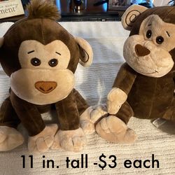 Valentines Day plush animals and pillows