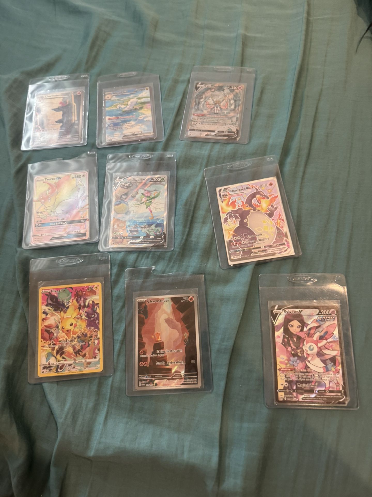 Nine Pokémon Cards For Sale