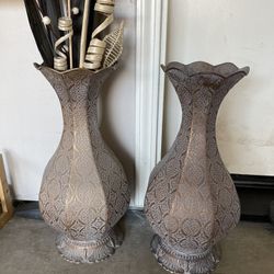 Flower Decor Vintage Vases 