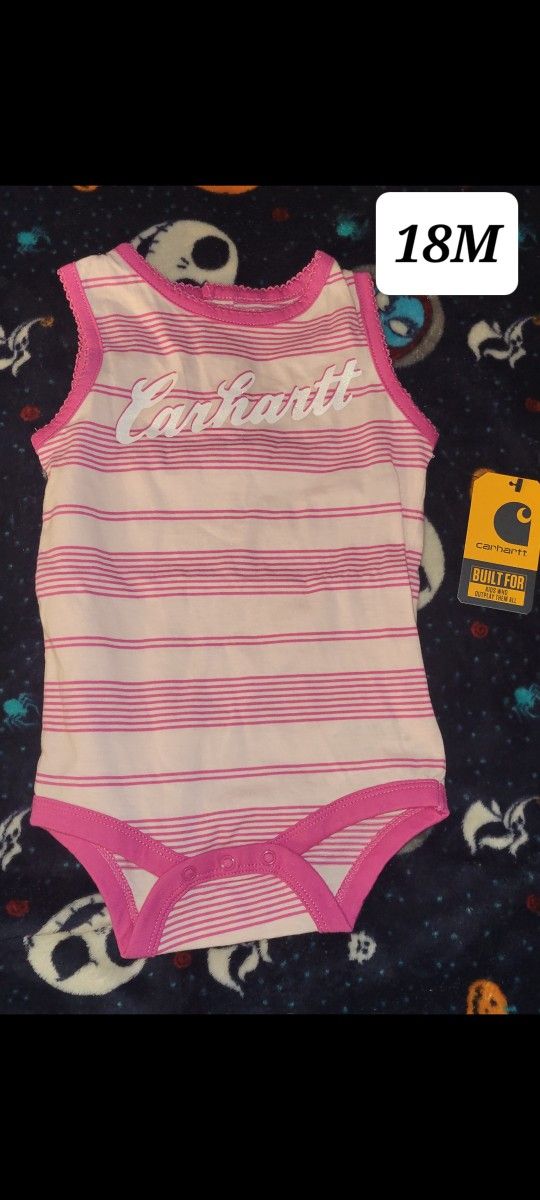 Girls Carhartt Bodysuit Size 18m
