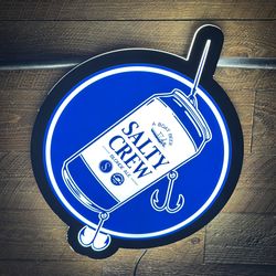 Salty Crew neon sign