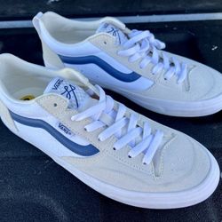 Vans Skate Lizzie Low – White/Light Blue (Unisex) – Size 8