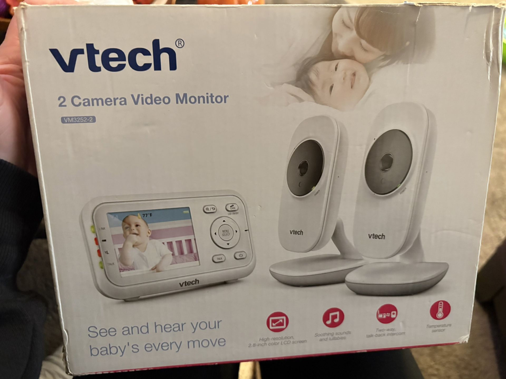 vtech 2 camera video monitor