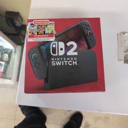 Brand New Nintendo Switch 2 With Game 