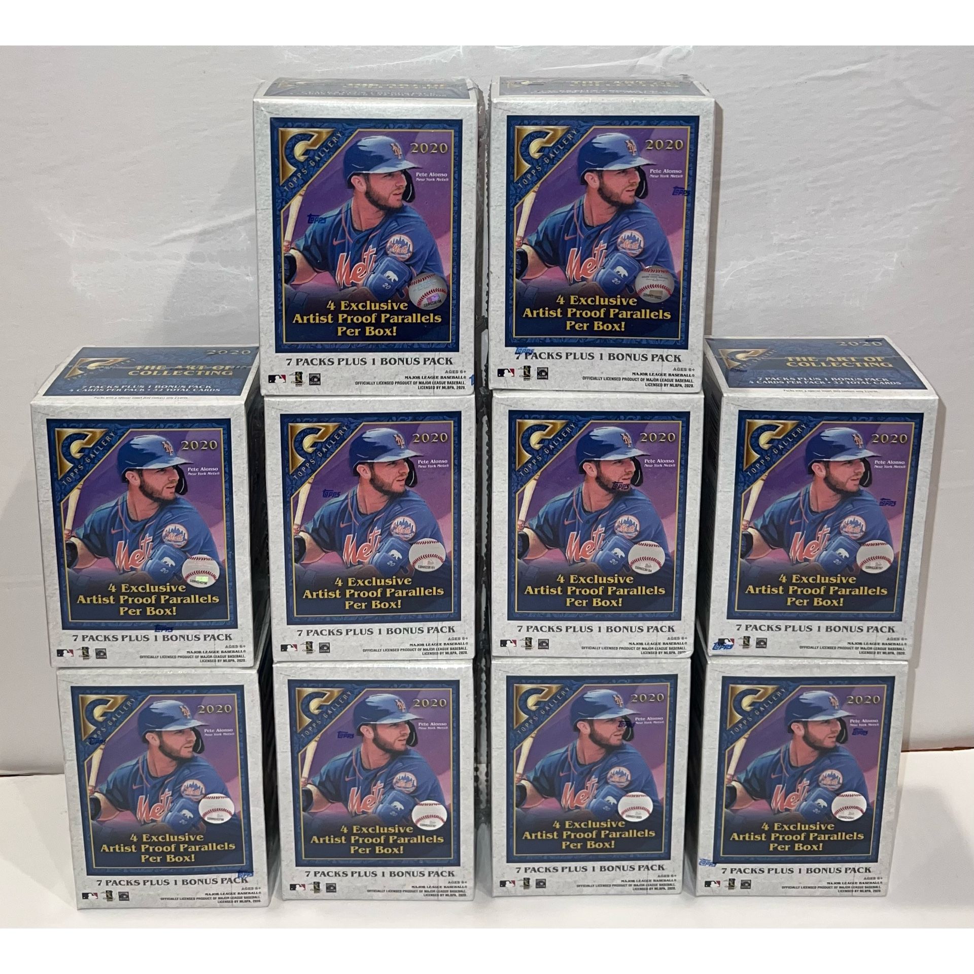 2020 Topps Gallery Baseball Blaster Boxes Brand New & Factory Sealed MLB Cards Box