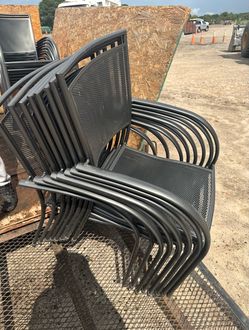 Metal Chairs (18 Total)
