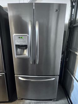 Maytag French Door Refrigerator Stainless Steel 33 wide