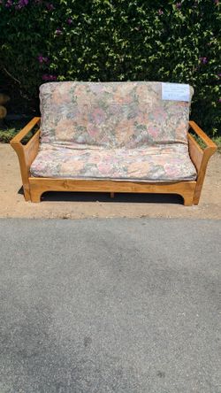 FREE futon couch that folds down into a double bed