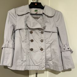 Anthropologie Ett Twa Lined Trench Coat Size 2