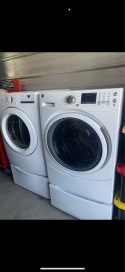G.E washer and dryer