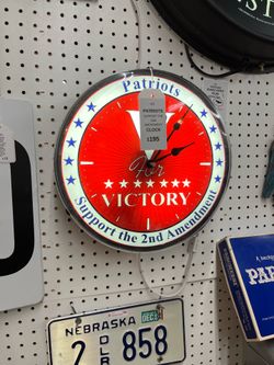 Patriots Light Up Clock