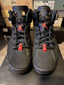 Black infrared 6 size 10.5 (2019)