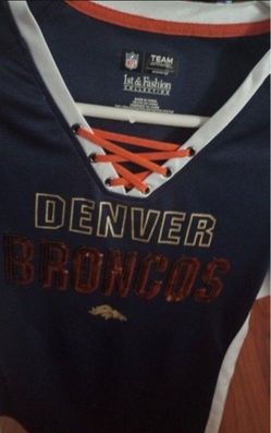 Denver Broncos Women's NFL Lace-Up Jersey size S women